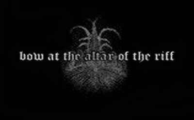 logo Bow At The Altar Of The Riff